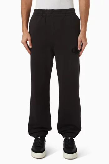 Monogram Logo Sweatpants in Fleece