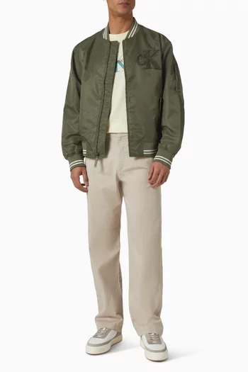 Tipped Hero Bomber Jacket