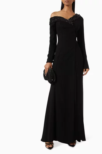 Crystal-embellished Gown
