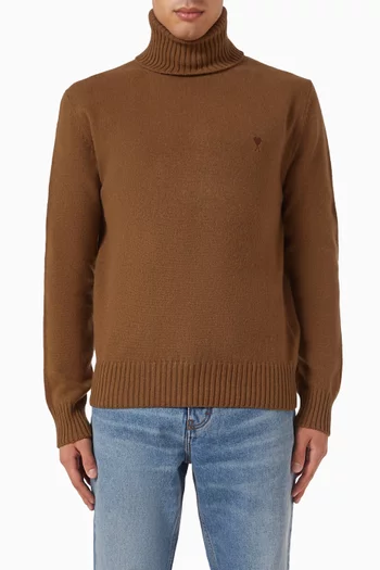 Turtleneck Sweater in Cashmere Blend