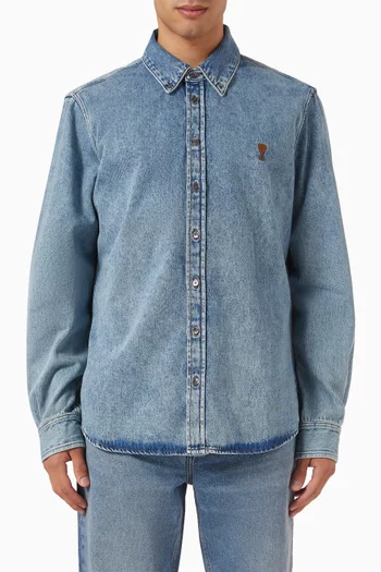 Ami de Coeur Shirt in Denim