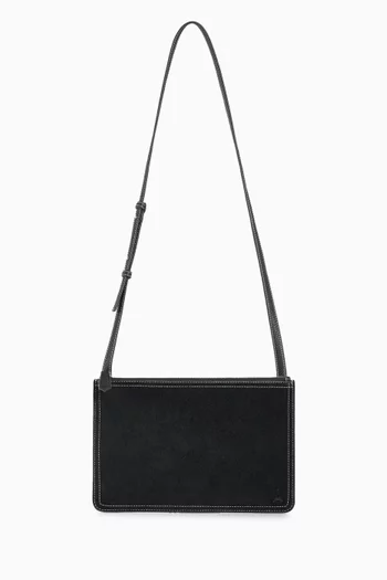 Elio Crossbody Bag in Vegan Suede