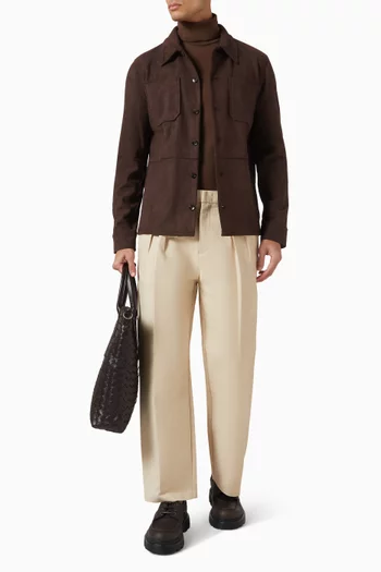 Blaise Roll-neck Top in Modal Blend