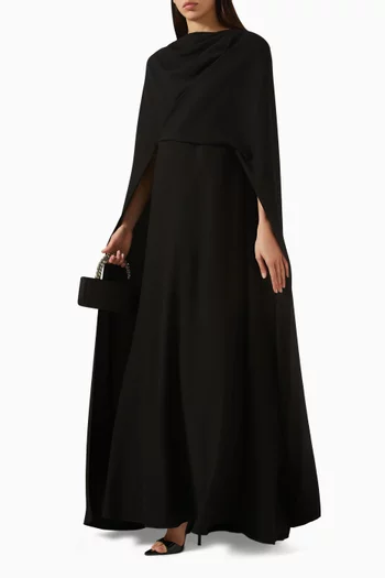Drape Cape-style Gown
