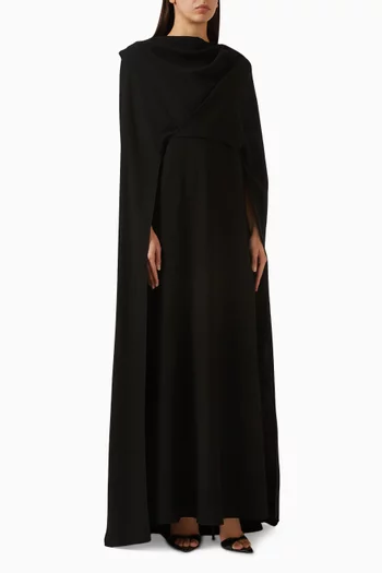 Drape Cape-style Gown