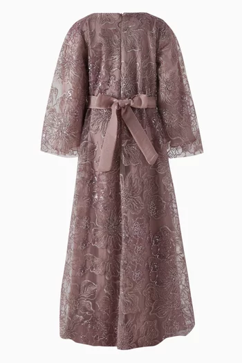 Floral-beaded Dress