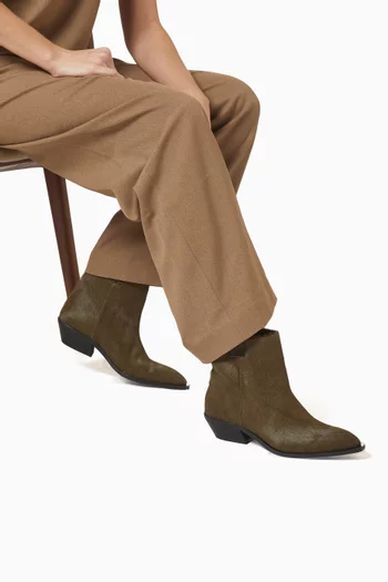 Syd Ankle Boots in Pony Hair