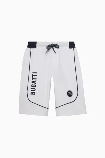 Logo Shorts in Cotton