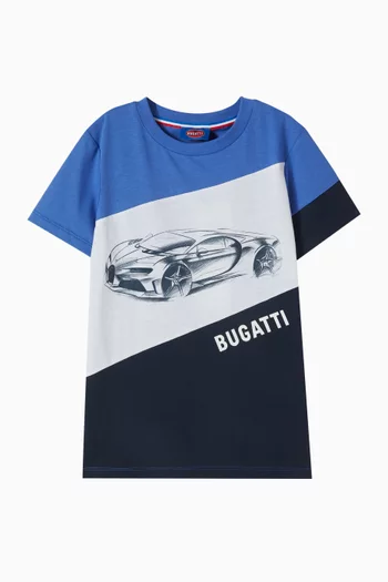 Graphic Print T-Shirt in Cotton