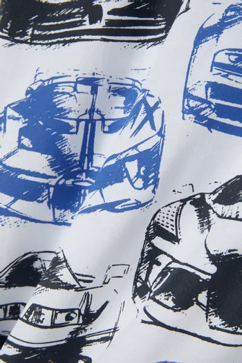 Graphic Print T-Shirt in Cotton