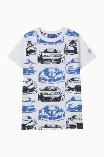 Graphic Print T-Shirt in Cotton