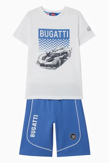 Graphic Print Logo T-shirt