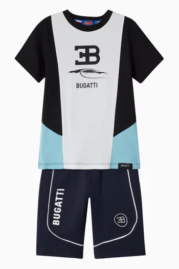 Graphic Print T-shirt in Cotton