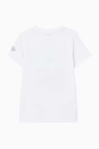 Bugatti Graphic Print T-shirt in Cotton