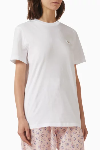 Triangle Logo T-shirt in Cotton