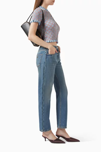 Straight-leg Jeans in Denim