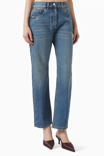 Straight-leg Jeans in Denim
