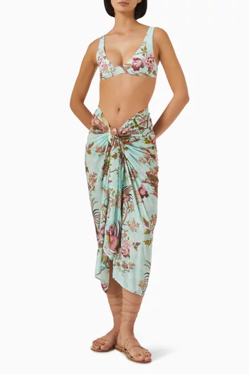 Roberto Cavalli x SKIMS Printed Pareo