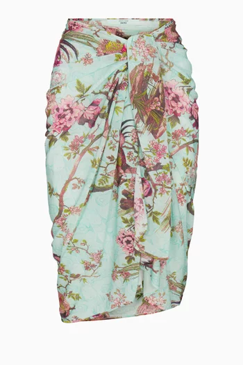 Roberto Cavalli x SKIMS Printed Pareo