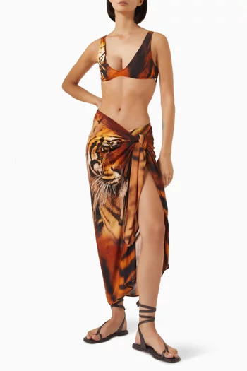 Roberto Cavalli x SKIMS Printed Pareo