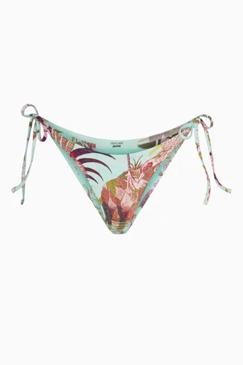 Roberto Cavalli x SKIMS Signature Swim Dipped Tie Bikini Briefs