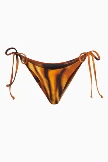 Roberto Cavalli x SKIMS Signature Swim Dipped Tie Bikini Briefs