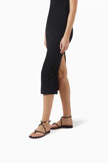 Mamba Flats in Leather