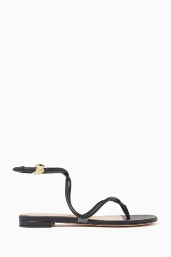 Mamba Flats in Leather