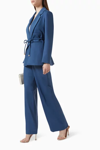 Belted Pant Suit Set