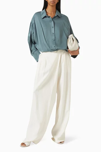 Drape Long-sleeve Top