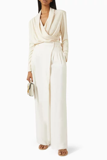 Drape Wrap Top