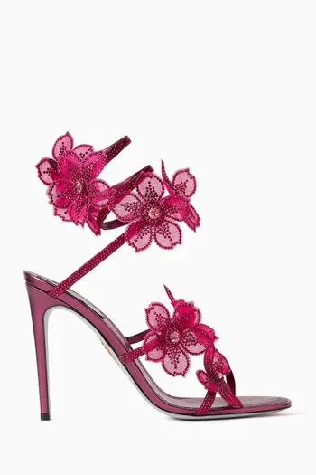 صندل فلورين بكعب 105 مم جلد