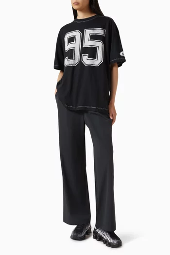 Oversized Graphic T-shirt in Cotton