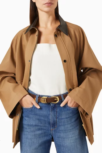 Hollyhock Belt in Suede