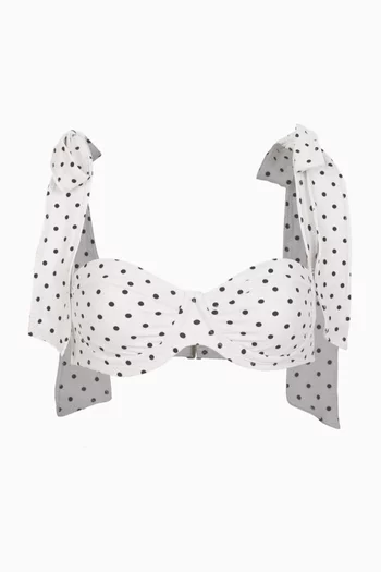 قطعة بيكيني علوية ليدي بتصميم حمالة صدر