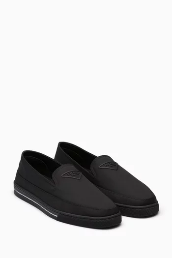 Logo Slip-on Shoes in Re-Nylon