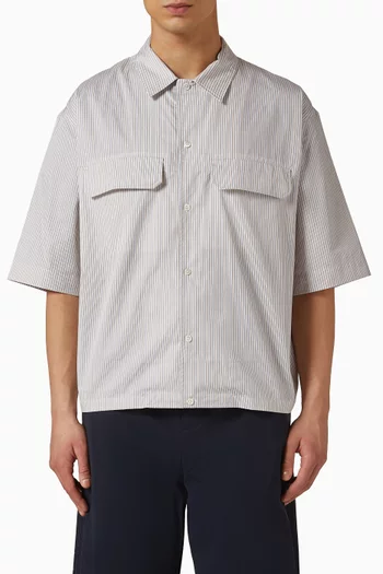 Relaxed-fit Utility Shirt in Cotton-blend