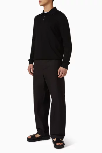 Slim-fit Polo Shirt in Merino-wool