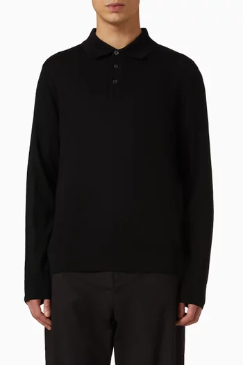 Slim-fit Polo Shirt in Merino-wool