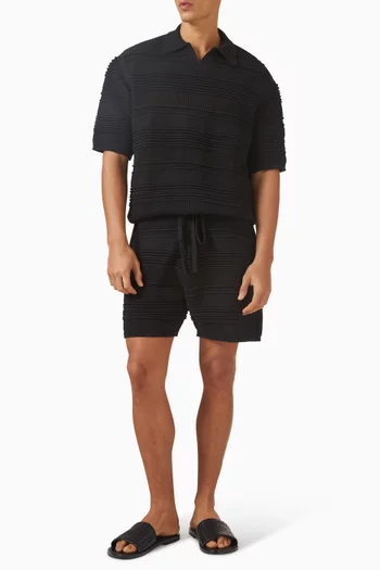 Shorts in Crochet Knit