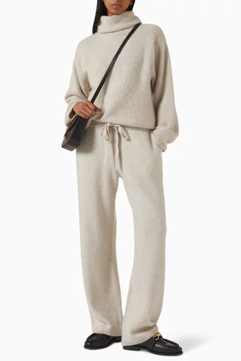 Drawstring Lounge Pants in Cashmere