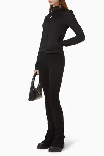 Biker Tracksuit Jacket in Jersey