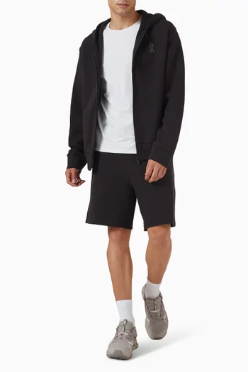 Focus Tech Zip Hoodie in Cotton Blend