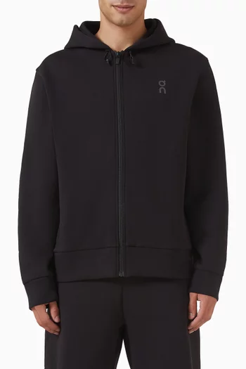 Focus Tech Zip Hoodie in Cotton Blend