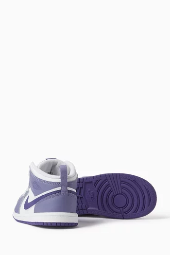 Air Jordan 1 Mid-top Sneakers in Leather