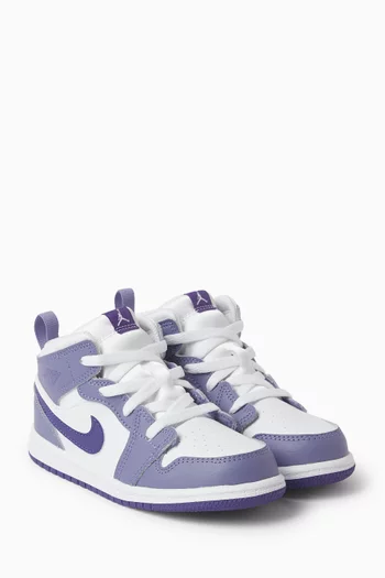 Air Jordan 1 Mid-top Sneakers in Leather