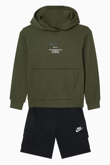 Logo Hoodie in Cotton-blend