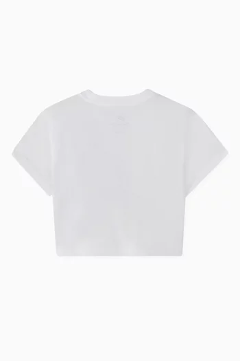 Logo Print T-shirt in Cotton