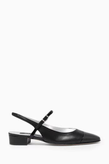 Oceano 20 Slingback Pumps in Leather