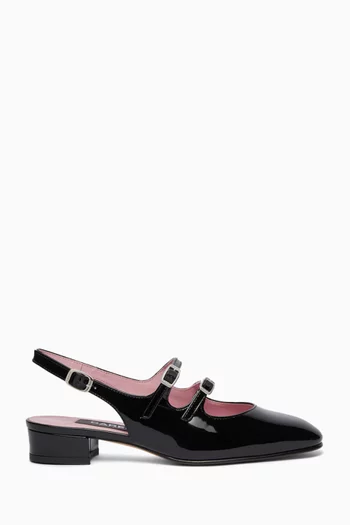 Peche 40 Slingback Ballet Flats in Patent Leather
